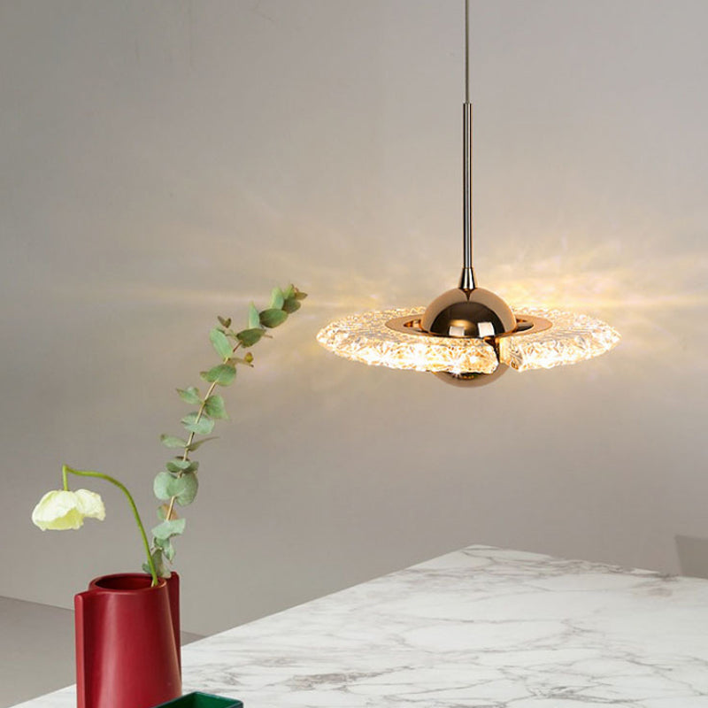 Zeitgenössisches Schlafzimmer im Mini -Anhänger Acrylhänge Deckenlicht mit 2 Lichtern