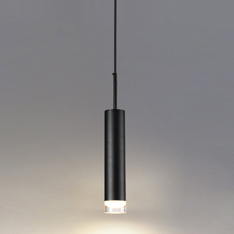 Zeitgenössischer Stil Zylinderform Pendelleuchte Metallhängeanhänger Lichter