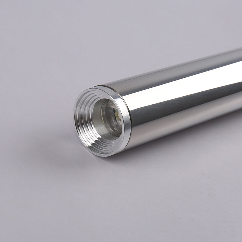 Zeitgenössischer Stil Zylinderform Pendelleuchte Leuchtmetall 1 Leichte Hanglampe in Silber