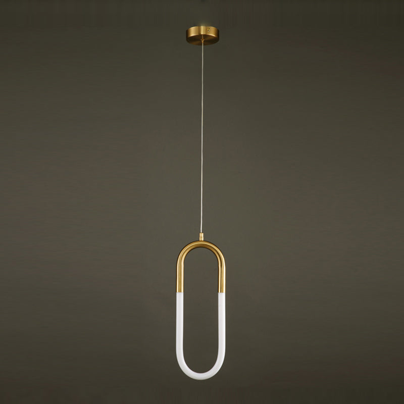 Zeitgenössischer Stil linearer Formpendelleuchten Metallhängelampen