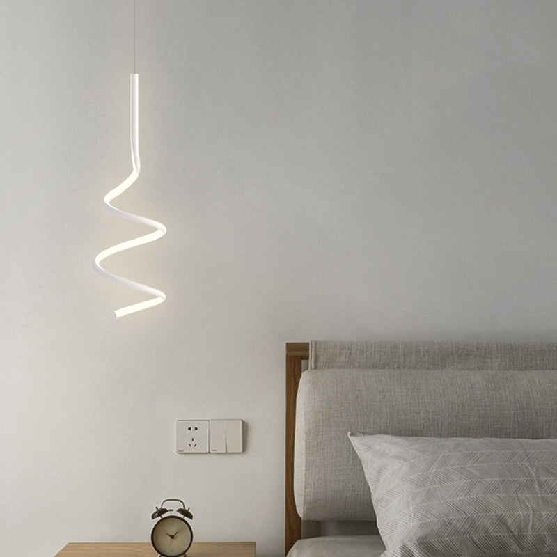 Zeitgenössischer Stil linearer Form Pendelleuchte Leuchte Metall 1 Lichthängerlampe