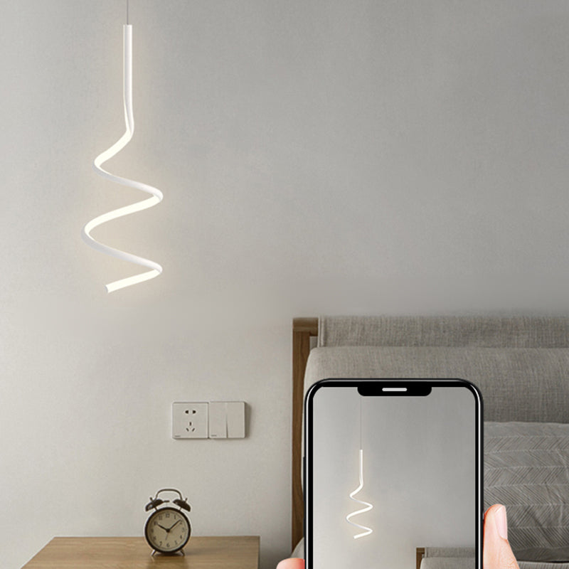 Zeitgenössischer Stil linearer Form Pendelleuchte Leuchte Metall 1 Lichthängerlampe