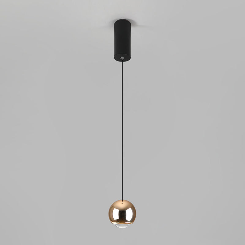 Postmoderne Aluminium -Anhänger Light Globe Form Hanging Anhänger für Wohnzimmer