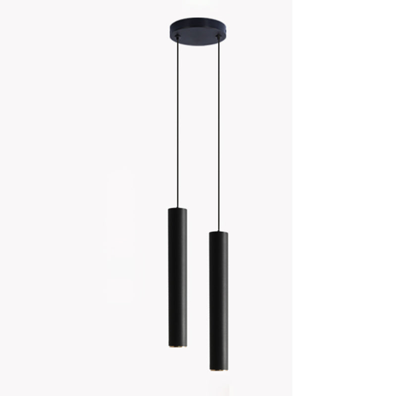 Moderner Metallheizen hell gerade LED Hanging Anhänger für Wohnzimmer