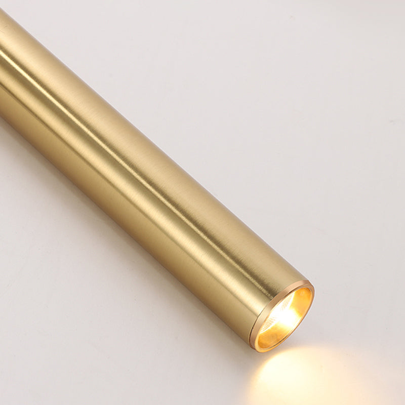 Moderner Metallheizen hell gerade LED Hanging Anhänger für Wohnzimmer