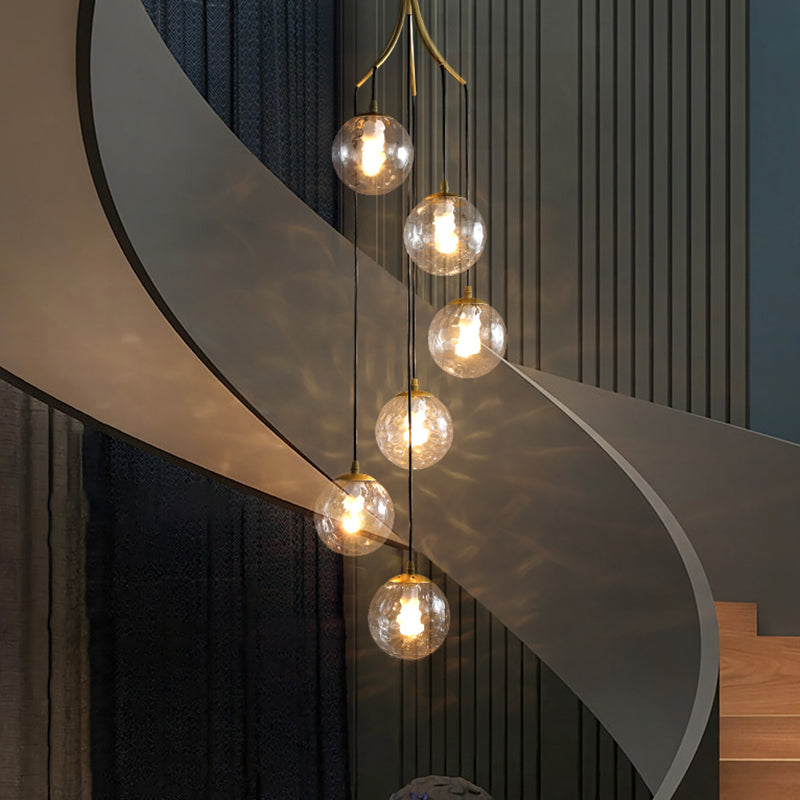 Kugelförmige Formglasanhänger Lichter Moderne Stil einzelne hängende Lampen