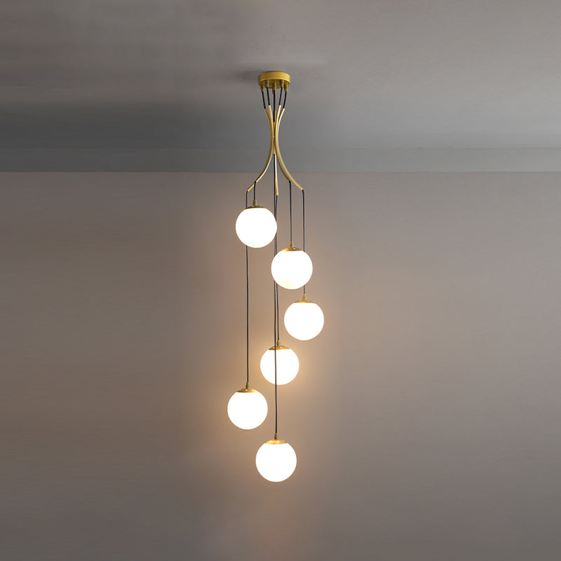 Kugelförmige Formglasanhänger Lichter Moderne Stil einzelne hängende Lampen