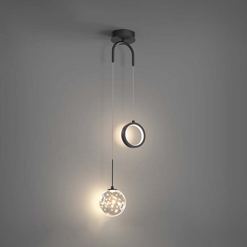 Kugelförmige Formmetallhängelampen modern