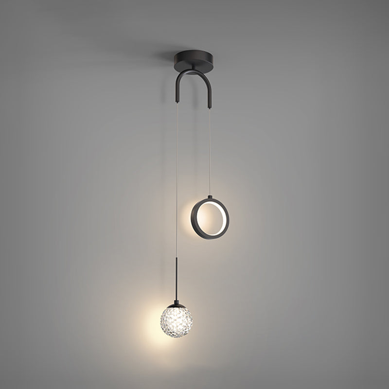 Kugelförmige Formmetallhängelampen modern