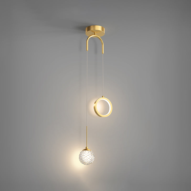 Kugelförmige Formmetallhängelampen modern