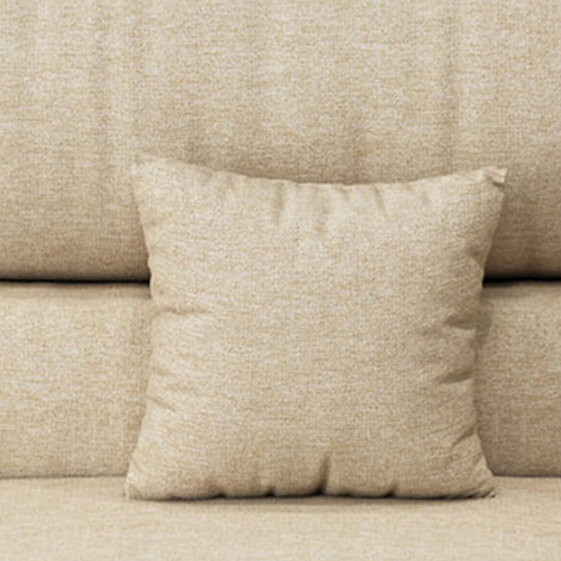 Modern Reversible Chaise 137" Sectionals with Pillows Flared Arm for Living Room