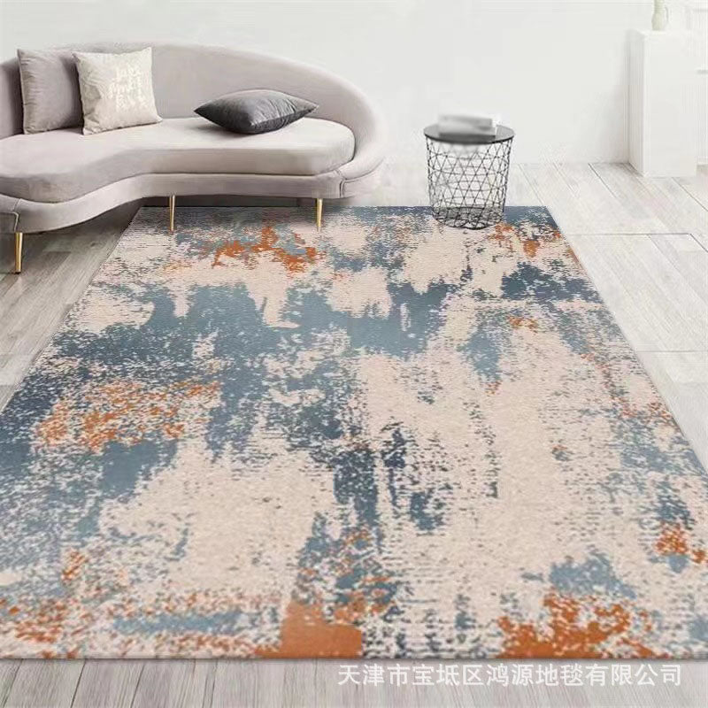 Roze abstract print tapijt polyester modern tapijt wasbaar wastidee vloerkleed voor woonkamer
