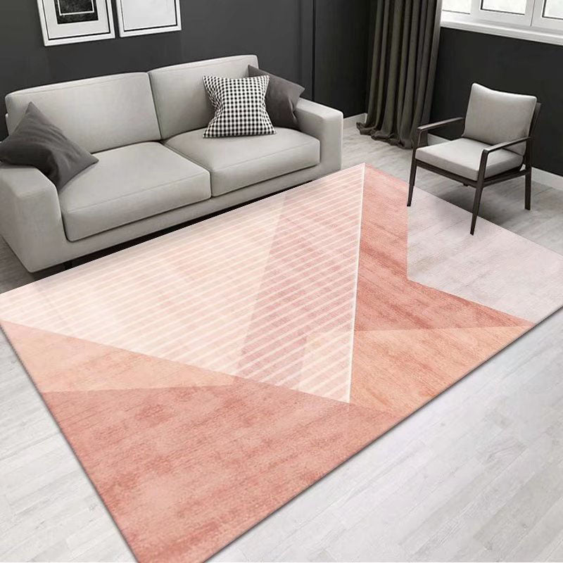 Grijs modern tapijt polyester geometrische print tapijt wasbaar tapijt voor woonkamer