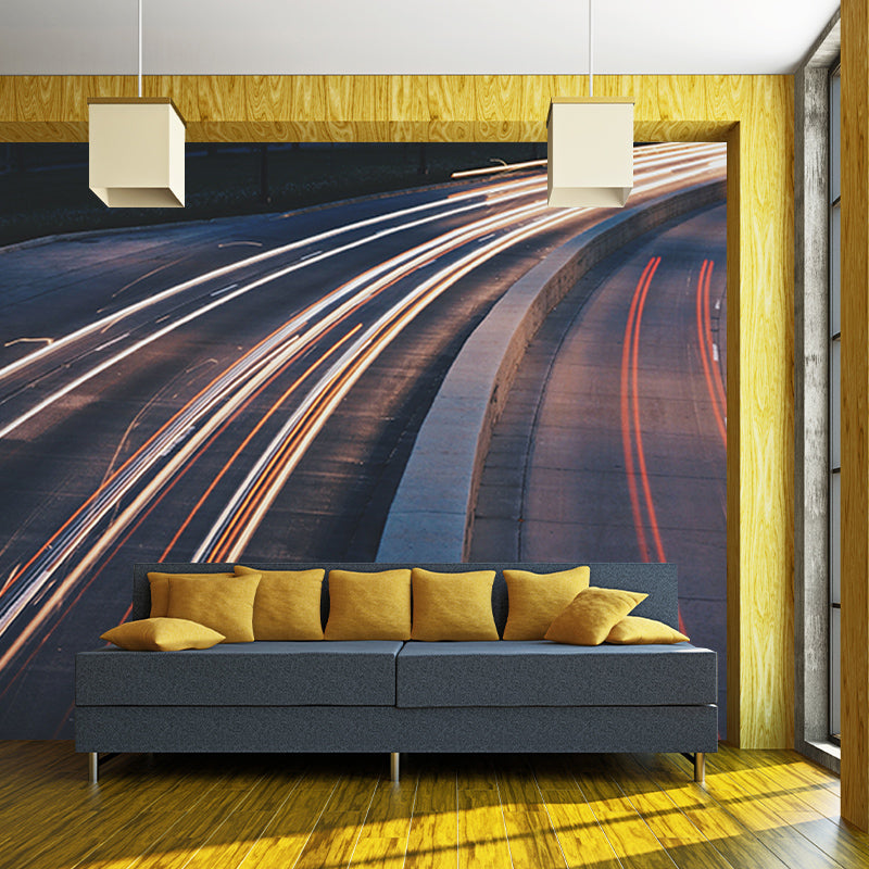 Modern Style Mural Wallpaper Highway Photography Indoor Wall Mural