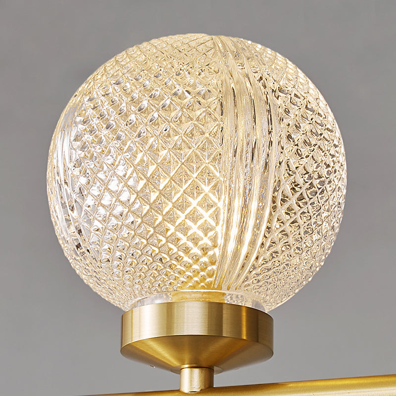 Cone et îlot Ball Light Minimaliste en verre treillis de verre