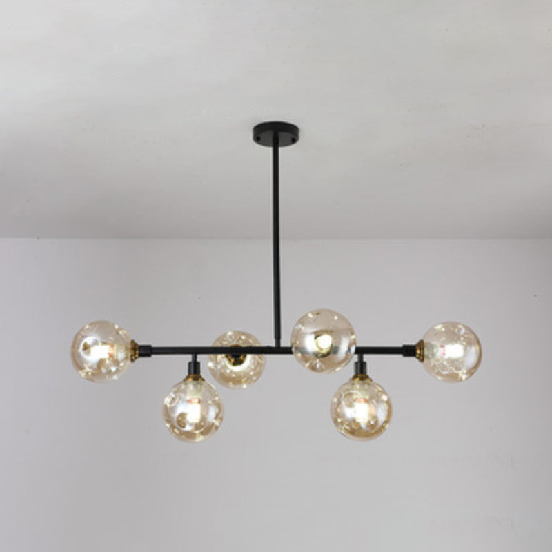 Modern Glass Pendant Lighting Nordic Island Light for Dining Room