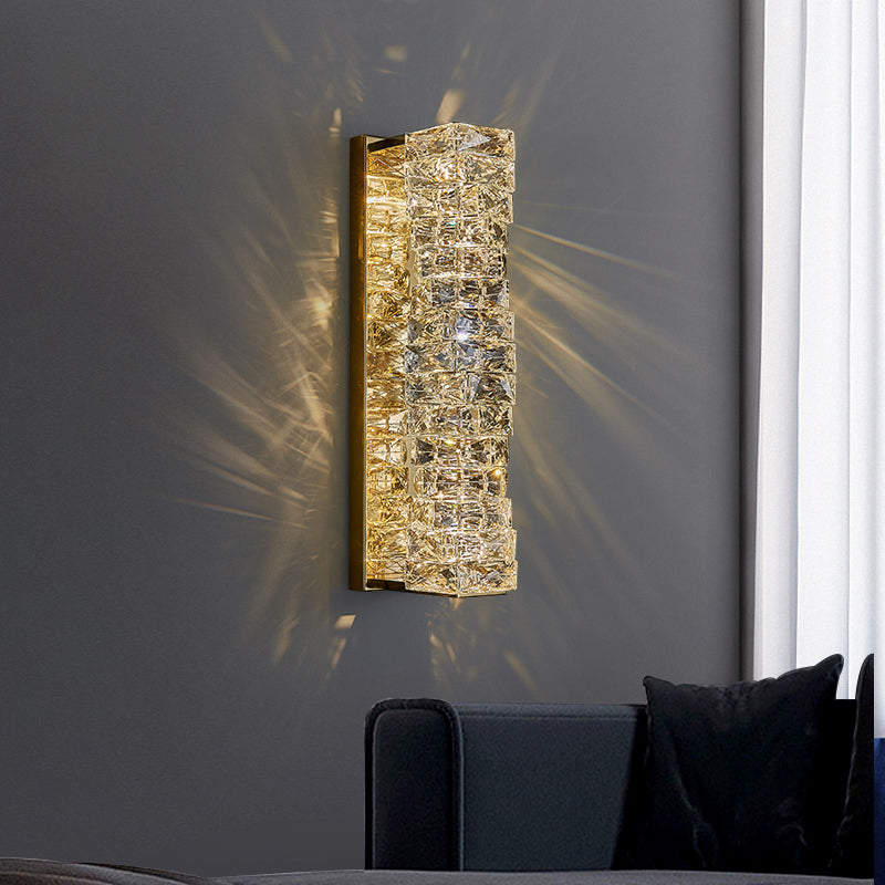 Crystal Unique Wall Sconce Modern 1 Light Wall Mount Light Fixture