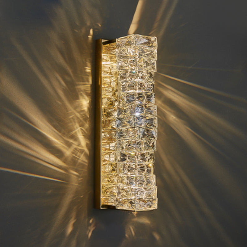 Crystal Unique Wall Sconce Modern 1 Light Wall Mount Light Fixture