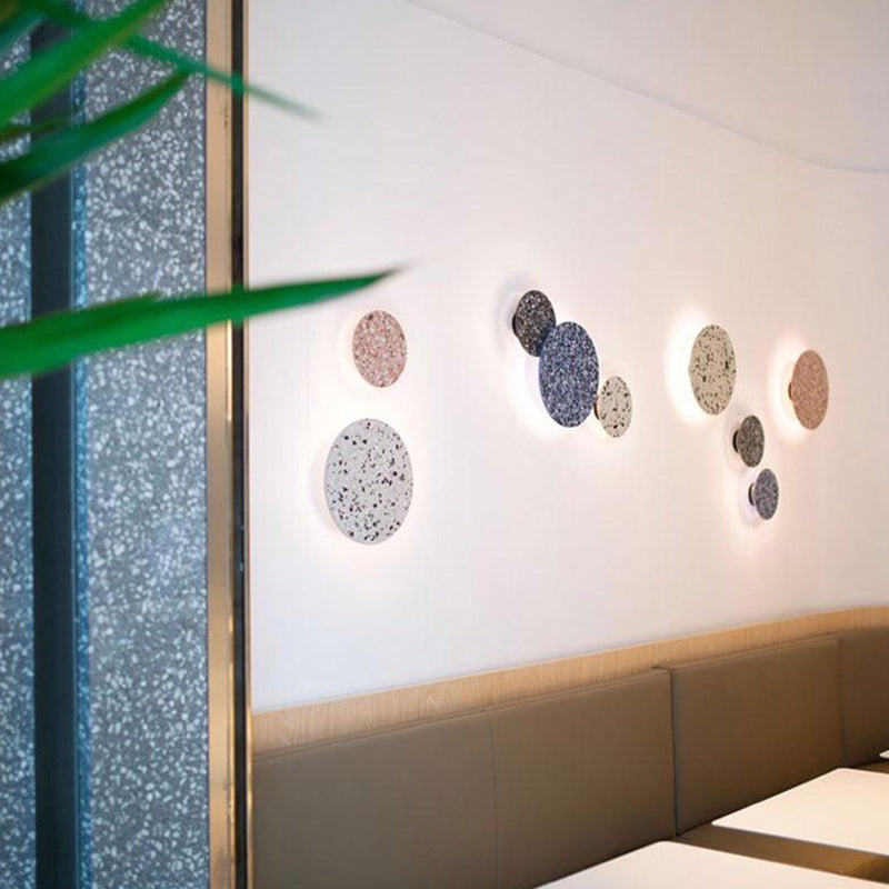 Lámpara de montaje de pared LED de estilo de muro de piedra de 1 luces para sala de estar para sala de estar