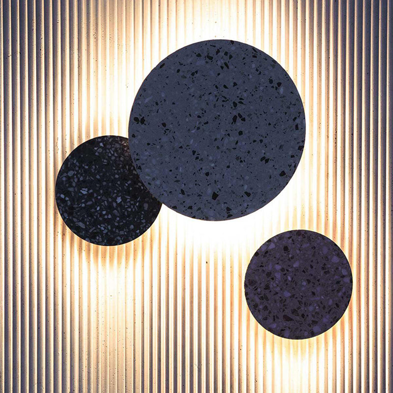 Lámpara de montaje de pared LED de estilo de muro de piedra de 1 luces para sala de estar para sala de estar