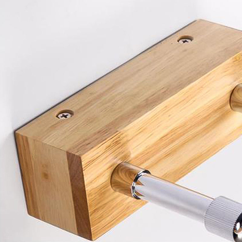 Vanité en bois nordique Light Single Light Mirror LED LED pour la salle de bain