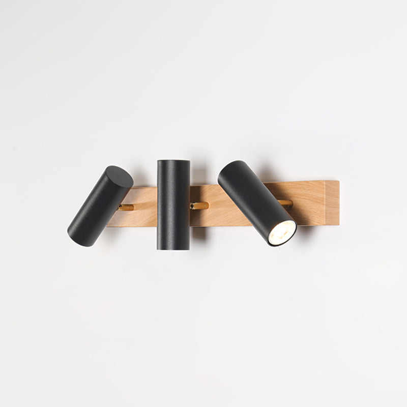 Lampade per vanità di vanità in ferro di ferro in stile nordico con tonalità in metallo per camera da letto