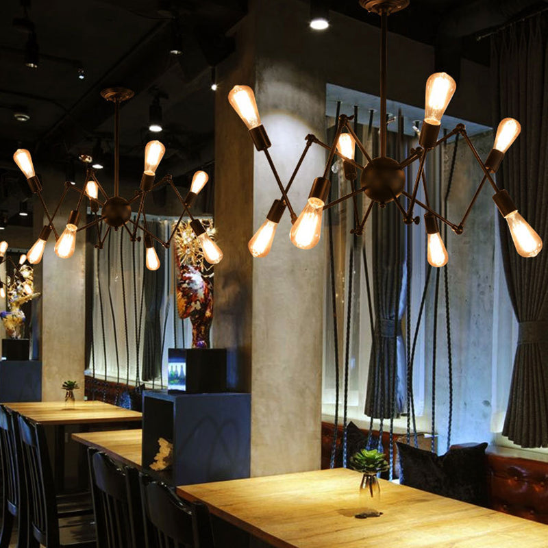 Industrial Branch Chandelier Lights Metal Chandelier Lighting Fixtures for Restaurant