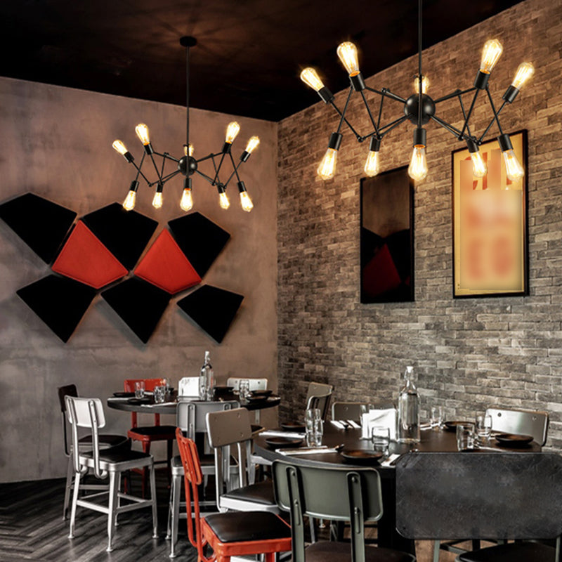 Lights de lustre de branche industrielle Lights Metal Chandelier Lighting For Restaurant