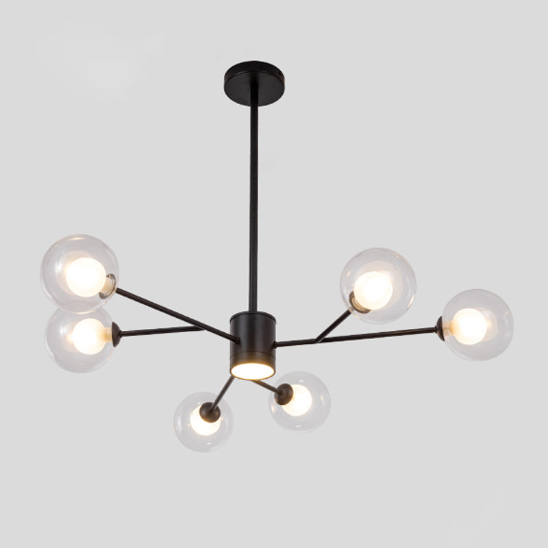 Zeitgenössische Kugel Kronleuchter Lichtglas Kronleuchter Beleuchtungskörper