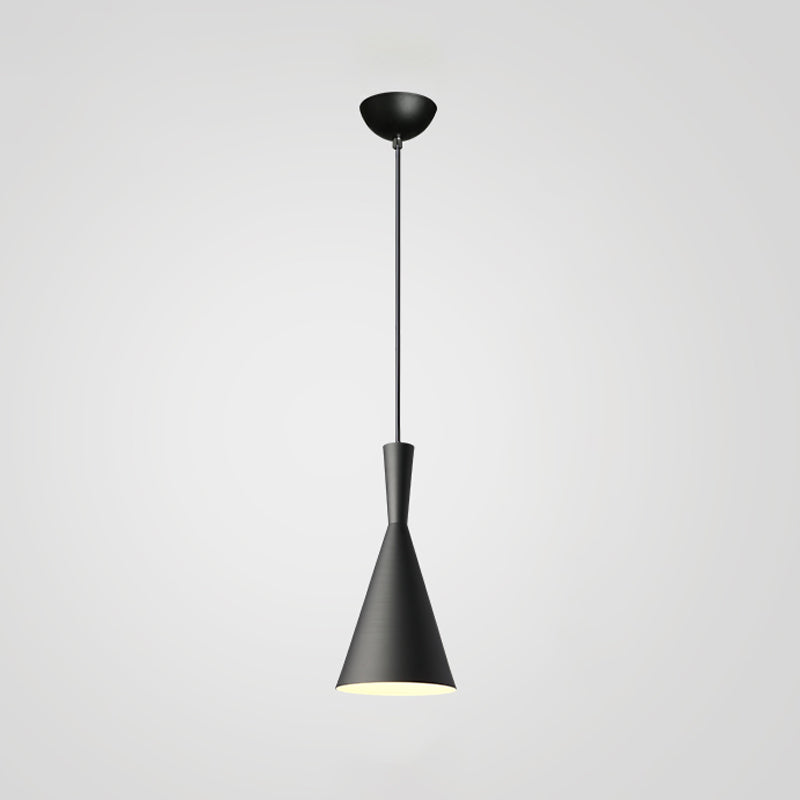 Kegelschatten hängende Beleuchtung moderner Metall 1 hängende Lampe für Bett