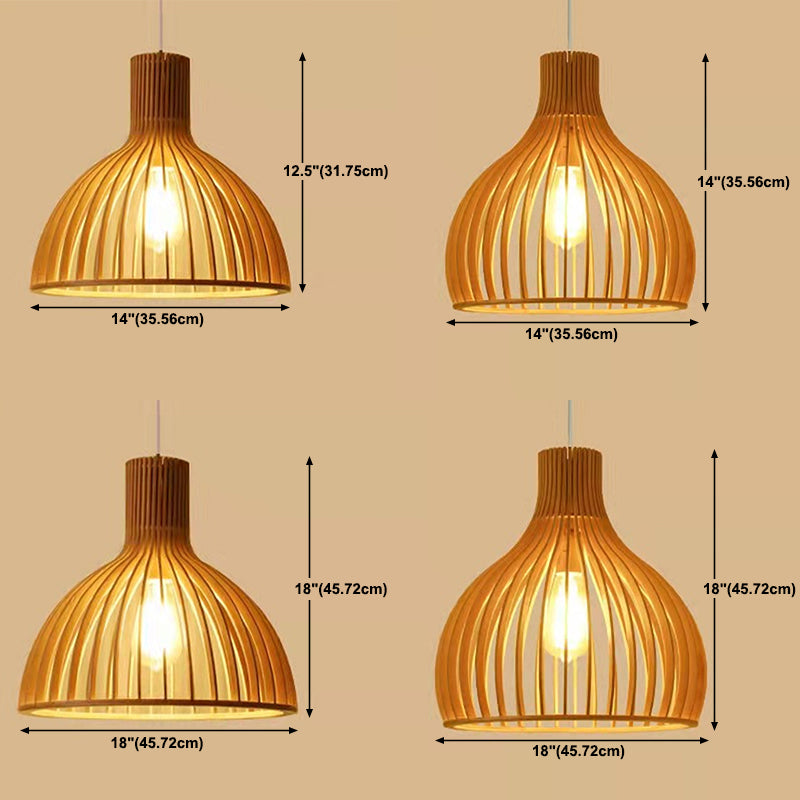 1 Lichthängerlampenvorrichtung moderner hölzerne Anhänger Licht für Esszimmer