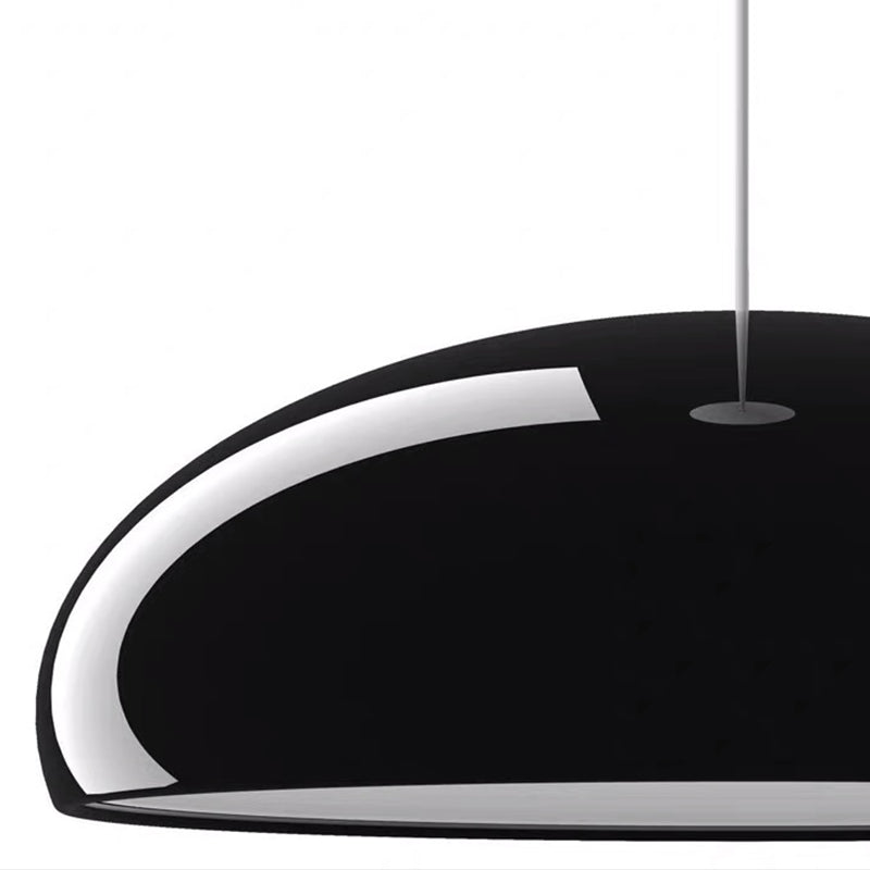 Macaron-stijl hangende verlichtingsarmatuur 1-licht hanglamp met aluminium voor woonkamer