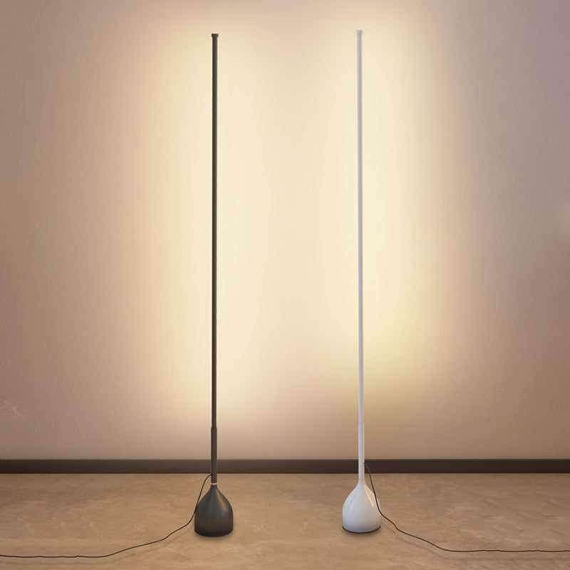 Moderne Bodenleuchte Form LED -Bodenboden Lampe mit Kieselgel Schatten für Schlafzimmer