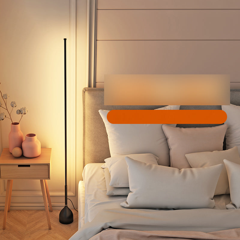 Moderne Bodenleuchte Form LED -Bodenboden Lampe mit Kieselgel Schatten für Schlafzimmer