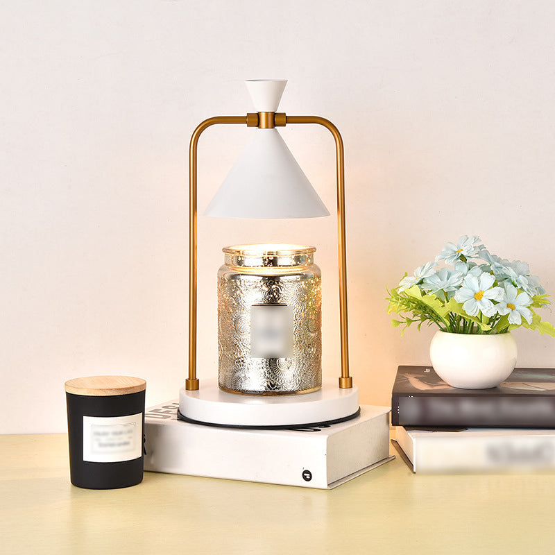 Nordic Style Tischlampe Hornform Bunte Tischlicht für Schlafzimmer (Kerze nicht enthalten)