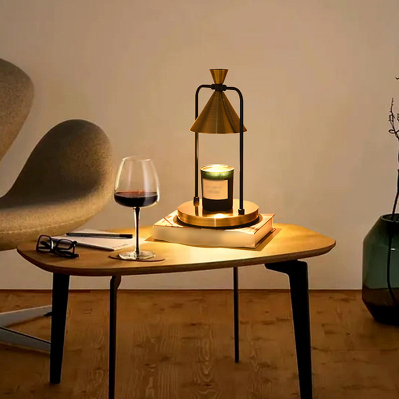 Nordic Style Tischlampe Hornform Bunte Tischlicht für Schlafzimmer (Kerze nicht enthalten)