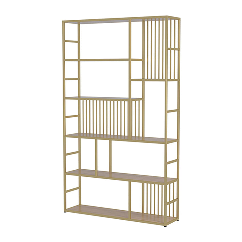 Manufactured Wood Shelf Etagere Bookshelf Modern Iron Frame Bookshelf for Office