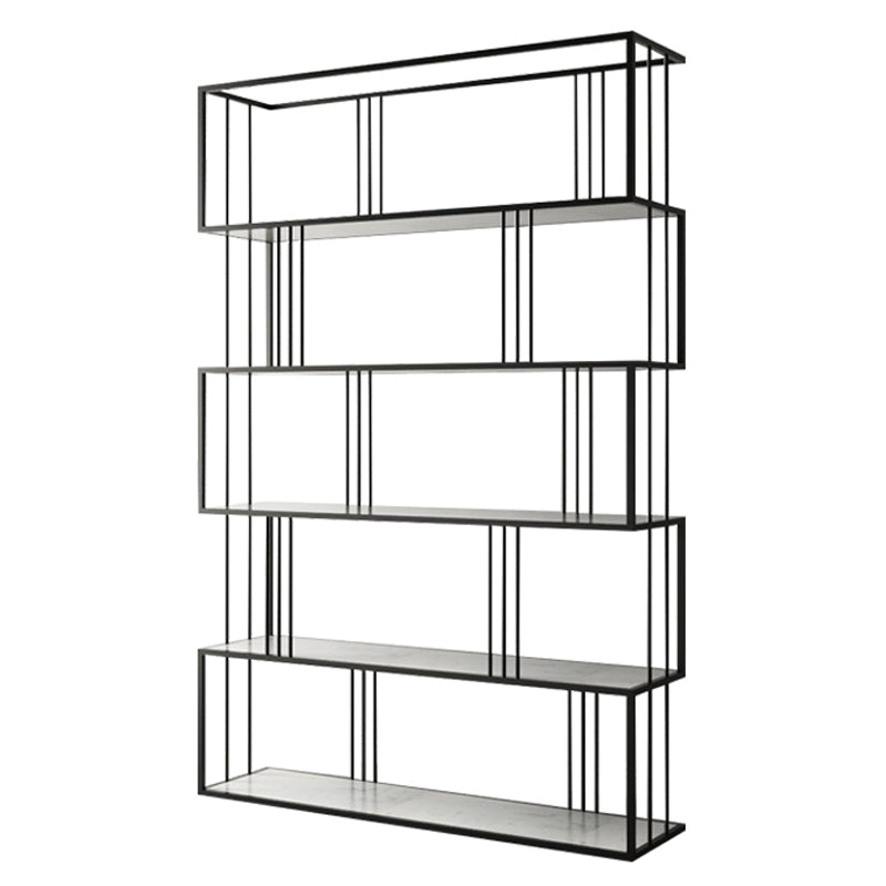 Libreria moderna etagere verticale mandato in legno in legno in ferrovone libreria