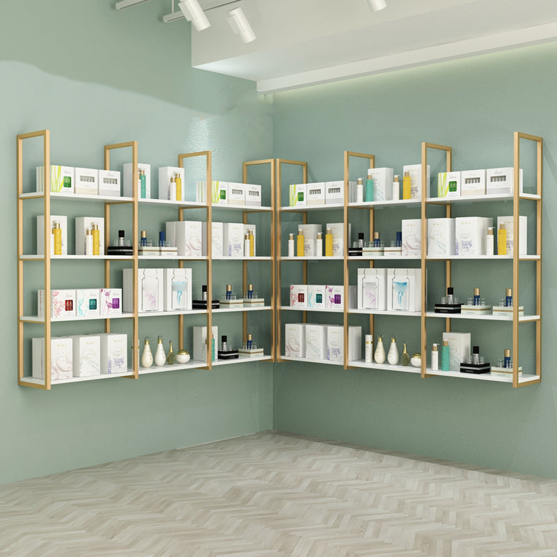 10.63 "W libreria in stile glam a parete in stile glam per la sala da studio degli uffici domestici