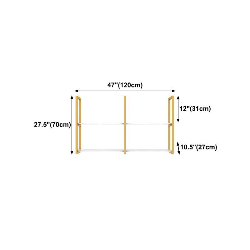 10.63 "W libreria in stile glam a parete in stile glam per la sala da studio degli uffici domestici