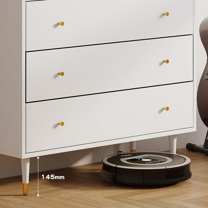 Glam Manufactured Wood Standard Bookcase Vertical Bookcase with Door and Drawers