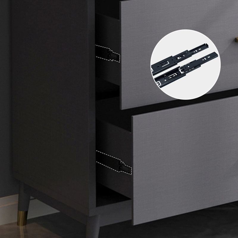 Glam Standard Bookcase Metal Frame Manufactured Wood Shelf Bookshelf with Glass Door