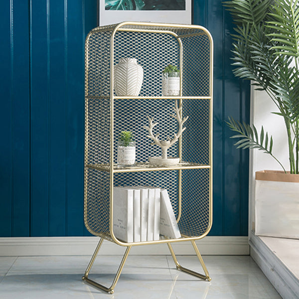 Bücherregal im Glamstil -Bücherregal für Heimbüro und Studienraum geschlossen