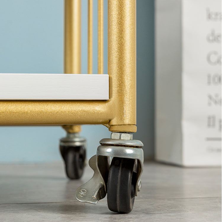 GLAM STYLE -Bücherregal Open Back Bücherregal für Home Office Study Room mit Rollen