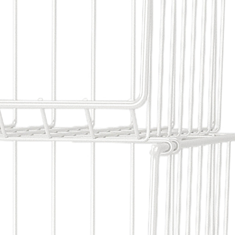 Libreria geometrica industriale in metallo chiuso indietro con ruote