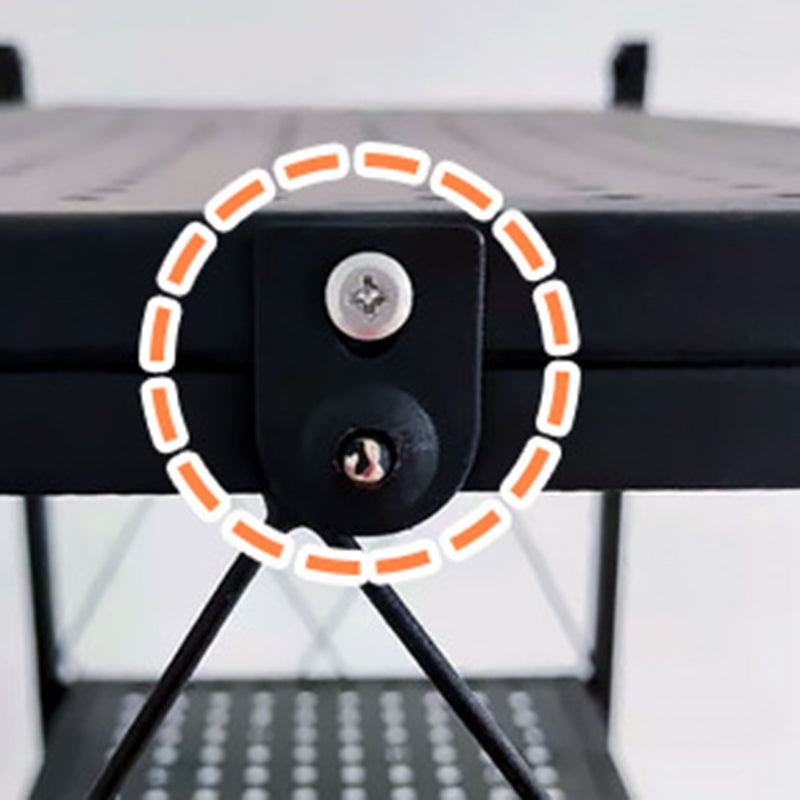 Metal Standard Bookcase Industrial Style Shelf for Home Office