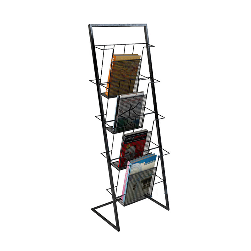 Libreria etagere in metallo scandinavo in ferro aperta libreria verticale aperta
