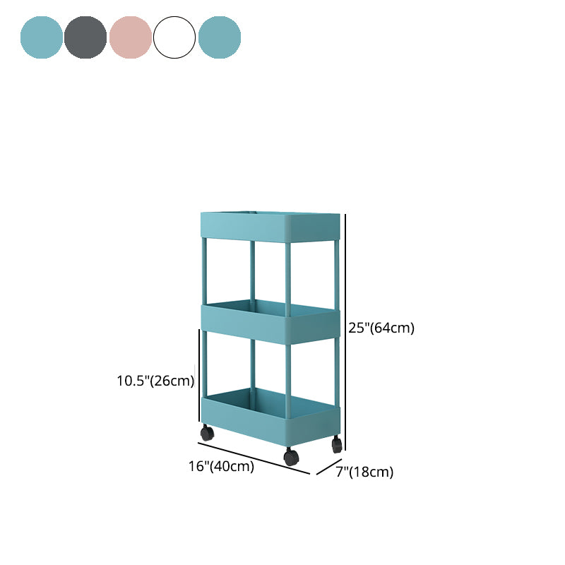 Libreria in stile contemporaneo di libreria verticale con ruote per ufficio e dormitorio