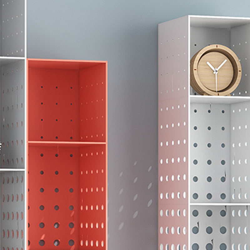 Iron Wall Mounted Bookshelf Industrial Closed Back Bookshelf