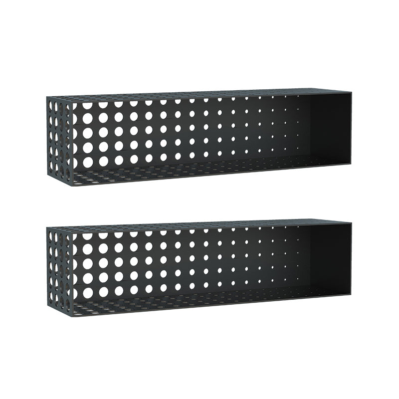 Iron Wall Mounted Bookshelf Industrial Closed Back Bookshelf